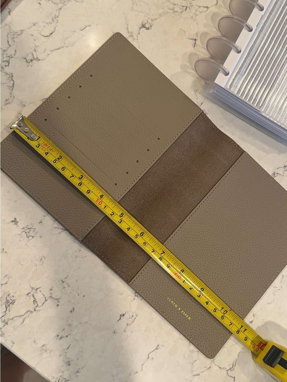 Cloth & Paper Bundle Vegan Leather Suede Planner Cover A5 - Picture 8 of 12